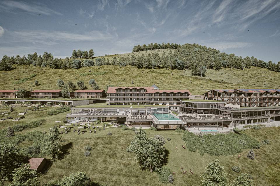 Rendering Resort Bergkristall in Oberstaufen im Allgäu