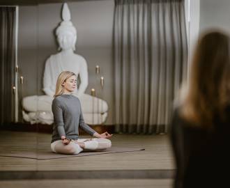 Yoga im Wellnesshotel Bergkristall in Oberstaufen